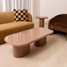 Rivington - High Gloss Mocha Large Rectangular Coffee Table - thumbnail 6