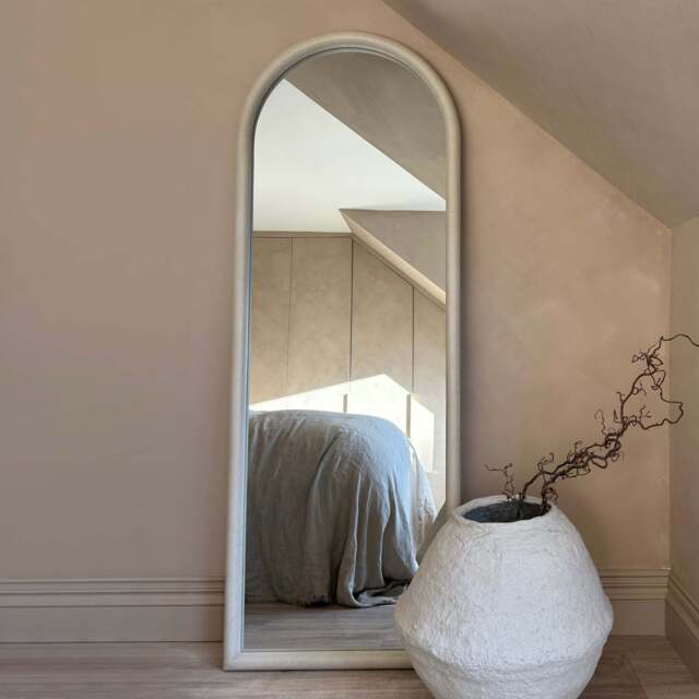 Amora - Full Length Large Arched Concrete Mirror 172cm x 60cm - image 1