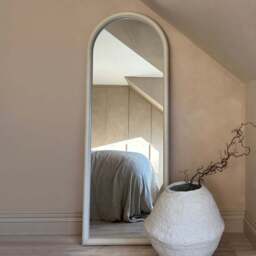 Amora - Full Length Large Arched Concrete Mirror 172cm x 60cm - thumbnail 1