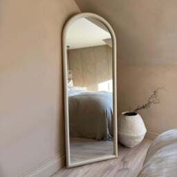 Amora - Full Length Large Arched Concrete Mirror 172cm x 60cm - thumbnail 5