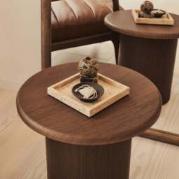 Travara - Cream Travertine Square Decorative Tray - thumbnail 6