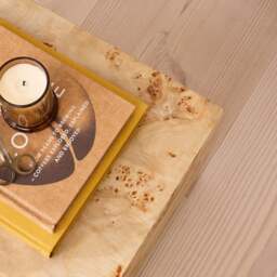 Willow - Natural Burl Wood Rectangular Side Table - thumbnail 6