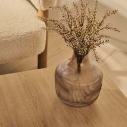 Alina - Washed Wood Square Large Wooden Coffee Table - thumbnail 5