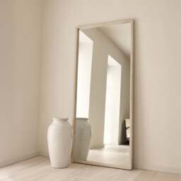Arden - Concrete Full Length Wooden Mirror 180cm x 80cm - thumbnail 4