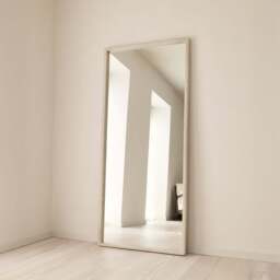 Arden - Concrete Full Length Wooden Mirror 180cm x 80cm - thumbnail 2