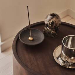 Fairmont - Dark Wood Premium Round Side Table - thumbnail 5
