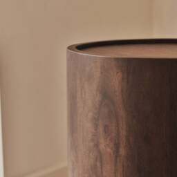 Fairmont - Dark Wood Premium Round Side Table - thumbnail 3