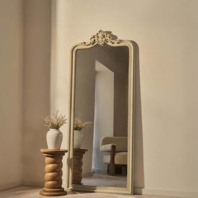 James - Concrete Full Length Arched Mirror 189cm x 80cm - image 1