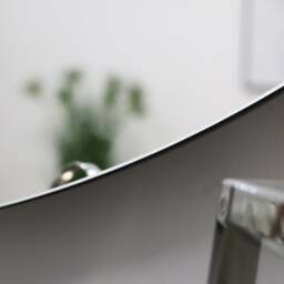 Edge - Frameless Round Wall Mirror 70cm x 70cm - thumbnail 2