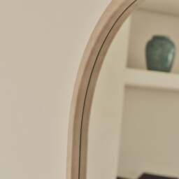 Arden - Concrete Full Length Arched Wooden Mirror 160cm x 60cm - thumbnail 4