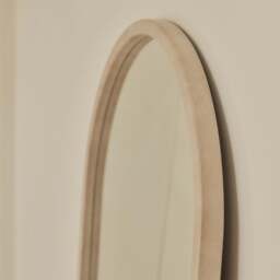Arden - Concrete Full Length Arched Wooden Mirror 160cm x 60cm - thumbnail 2