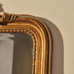 James - Gold Full Length Arched Mirror 189cm x 80cm - thumbnail 5