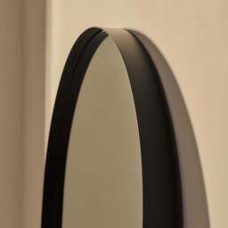 Arcus - Full Length Arched Black Large Metal Mirror 170cm x 80cm - thumbnail 4