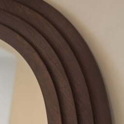Luciana - Full Length Irregular Dark Wood Extra Large Mirror 200cm x 120cm - thumbnail 6