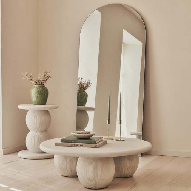 Leonardo - Minimal Concrete Ball Coffee Table Large - image 1