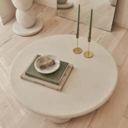 Leonardo - Minimal Concrete Ball Coffee Table Large - thumbnail 6