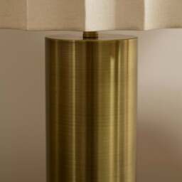 Castella - Antique Gold Scallop Shade Table Lamp - thumbnail 6