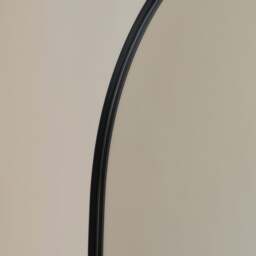 Theo - Full Length Black Arched Large Metal Mirror 160cm x 50cm - thumbnail 5