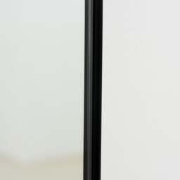 Theo - Full Length Black Arched Large Metal Mirror 160cm x 50cm - thumbnail 4