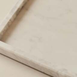 Travara - White Marble Square Decorative Tray - thumbnail 5