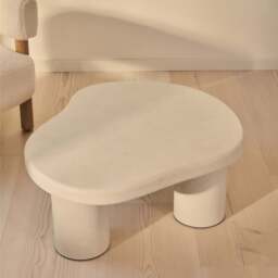 Savanna - Concrete Irregular Wooden Coffee Table - thumbnail 4