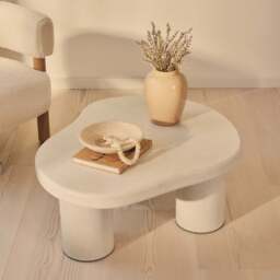 Savanna - Concrete Irregular Wooden Coffee Table