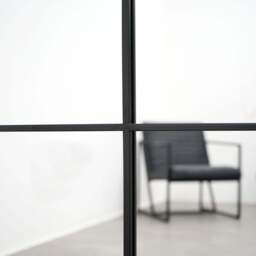 Brooklyn - Full Length Extra Large Black Metal Mirror 210cm x 120cm - thumbnail 6