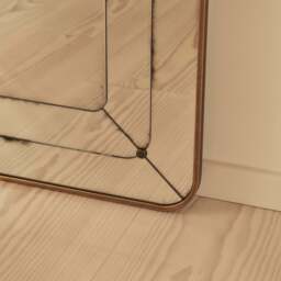 Teramo - Full Length Gold Antique Glass Metal Mirror 180cm x 90cm - thumbnail 5