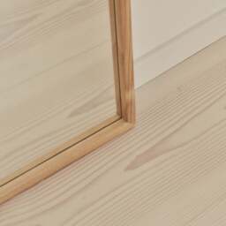 Arden - Light Wood Full Length Arched Wooden Mirror 160cm x 60cm - thumbnail 5