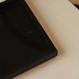 Travara - Black Marble Square Decorative Tray - thumbnail 5