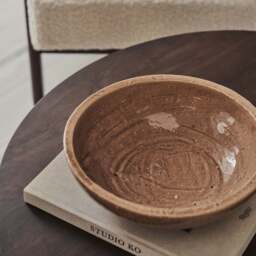 Portera - Caramel Gloss Ceramic Decorative Bowl - thumbnail 2
