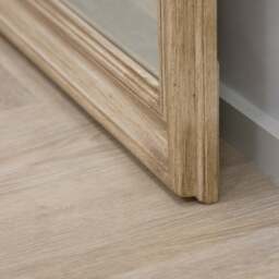Melilla - Washed Wood Arched Full Length Mirror 190cm x 99cm - thumbnail 5