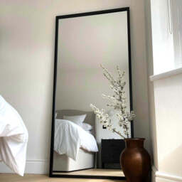 Islington - Full Length Black Industrial Metal Mirror 170cm x 80cm - thumbnail 2