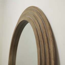 Luciana - Full Length Arched Washed Wood Mirror 180cm x 80cm - thumbnail 5