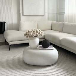 Zola - Minimal Concrete Pebble Coffee Table Large - thumbnail 2