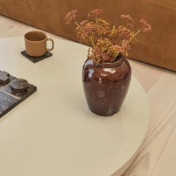 Rivington - High Gloss Ivory Large Round Coffee Table - thumbnail 5