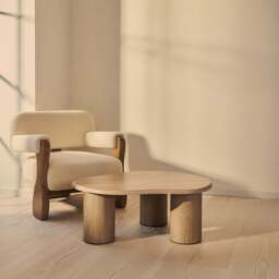 Savanna - Washed Wood Irregular Wooden Coffee Table - thumbnail 2