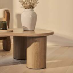 Savanna - Washed Wood Irregular Wooden Coffee Table - thumbnail 6