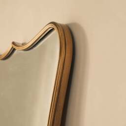 Elise - Gold Art Deco Metal Overmantle Mirror 120cm x 80cm - thumbnail 6