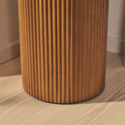 Cove - Warm Wood Ribbed Plinth - thumbnail 4