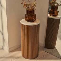 Cove - Warm Wood Ribbed Plinth - thumbnail 6