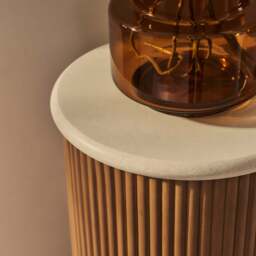 Cove - Warm Wood Ribbed Plinth - thumbnail 2