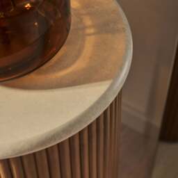 Cove - Warm Wood Ribbed Plinth - thumbnail 3
