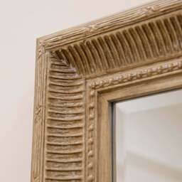 Antoine - Full Length Extra Large Washed Wood Rectangular Mirror 185cm x 100cm - thumbnail 5