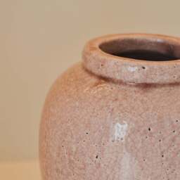 Portera - Blushed Pink Gloss Ceramic Vase - thumbnail 2
