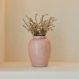 Portera - Blushed Pink Gloss Ceramic Vase