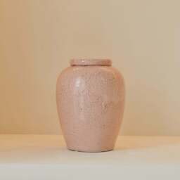 Portera - Blushed Pink Gloss Ceramic Vase - thumbnail 3