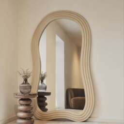 Luciana - Full Length Irregular Concrete Extra Large Mirror 200cm x 120cm
