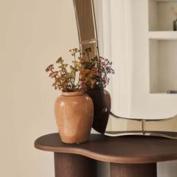 Florence - Bronze Bevelled Edge Art Deco Overmantle Mirror 90cm x 70cm - thumbnail 6
