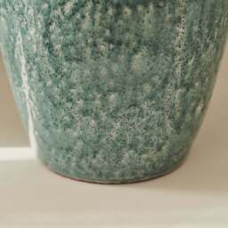 Portera - Coral Blue Gloss Ceramic Vase - thumbnail 3